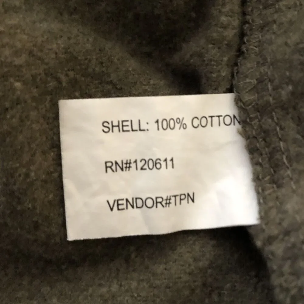 Stoic Hemlock Chamois Shirt Mens Size S Olive Heavy Flannel Outdoor Shacket